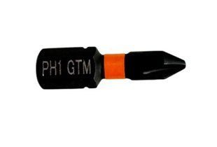 Біта ударна GTM PH1 25 мм 2 шт S2, торсіонна, магнітна, хвостовик 1/4"