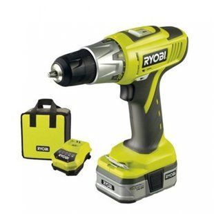 Дрель-шуруповерт аккумуляторный Ryobi LLCD14021 14.4 В, 30 Нм, 2 скорости, Li-Ion 1.4 А&middot;ч