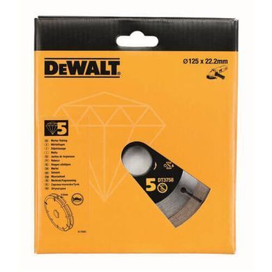 Здвоєний сегментований алмазний диск DeWALT DT3758