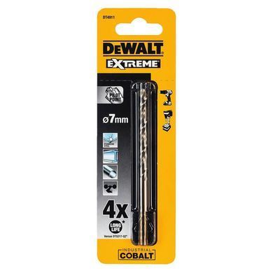Сверло по металлу EXTREME2 кобальтовое HSS-CO 7x109x66 мм DeWALT DT4911