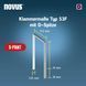 Скоби для степлера NOVUS STAPLES D 53F 18 мм D-Point (600 шт)