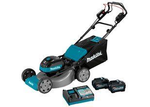 Аккумуляторная газонокосилка Makita XGT LM002GT201 40V Max, 53 см, 70 л