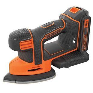 Акумуляторна віброшліфмашина BLACK+DECKER BDCDS18