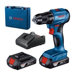Акумуляторний дриль-шуруповерт Bosch GSR 185-LI Professional 18 В, 50 Нм, 2&times;2.0 Ah