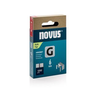 Скоби для степлера NOVUS STAPLES G 11 6MM 1200PCS (042-0795)