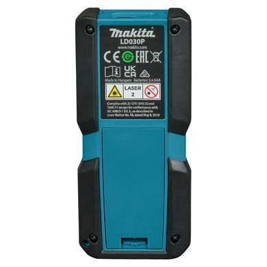 Лазерний далекомір Makita LD030P 30 м, IP54, точність &plusmn;2 мм