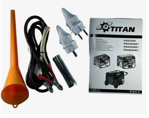 Бензиновый генератор TITAN PGG4000E 3,2 кВт с электростартером