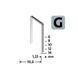 Скоби для степлера NOVUS STAPLES G 11 6MM 1200PCS (042-0795)