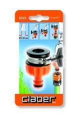 Ниппель 16 мм Claber для капельной трубки 1/2", 20 шт