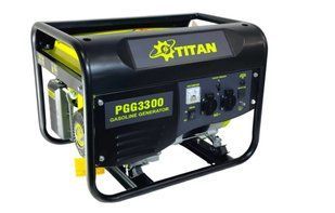 Бензиновый генератор TITAN PGG3300 (2,8&ndash;3,0 кВт, ручной стартер)