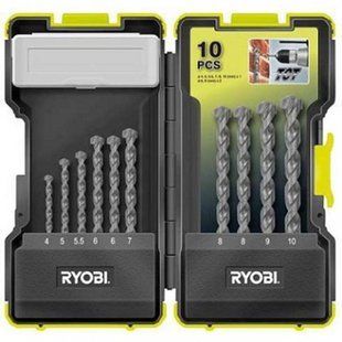 Набор сверл по камню 10 шт., Ryobi. RAK10MB (5132002260)