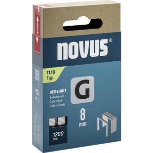 Скоби для степлера NOVUS STAPLES G 11 8 мм для плівок (1200 шт)