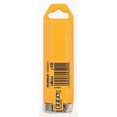 Сверло по металлу EXTREME2 кобальтовое HSS-CO 9x125x78 мм упаковка 10 штук DeWALT DT4940