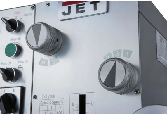 Фрезерно-сверлильный станок JET JMD-45L &ndash; 1,5 кВт, сверление 45 мм, 800&times;240 мм