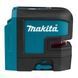 Лазерний лінійний нівелір Makita SK105GDZ зелений лазер, 25 м, CXT 12V MAX