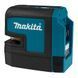 Лазерний лінійний нівелір Makita SK105GDZ зелений лазер, 25 м, CXT 12V MAX