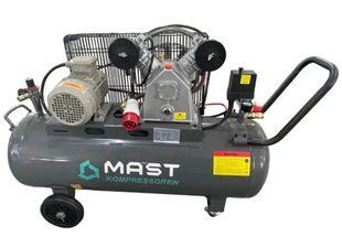 Компрессор поршневой MAST Kompressoren VA65/100L 400V, 100 л, 340 л/мин, 10 Бар