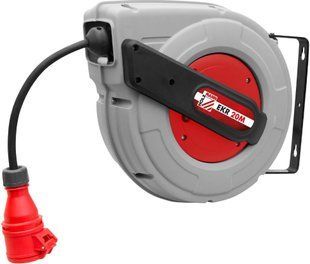 Катушка с электрическим кабелем Holzmann EKR20M, 20 м, H07RN-F 5x1.5 мм&sup2;, 2200 Вт
