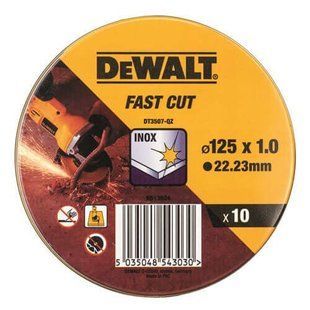 Набір кіл відрізних 10шт DeWALT DT3507