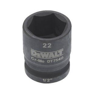 Головка торцева ударна IMPACT 1/2, 22 мм DeWALT DT7540