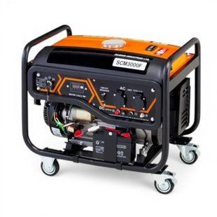 Бензиновый генератор Daishin SCM3000F &ndash; 2,2 кВт, 220 В, 6,5 л.с