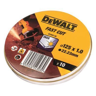 Набор кругов отрезных 10шт DeWALT DT3507