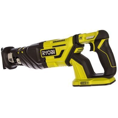 Сабельна пила акумуляторна 18В ONE+, безщіткова, Ryobi. R18RS7-0