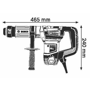 Відбійний молоток Bosch GSH 501 Professional SDS-Max, 1100 Вт, 7,5 Дж