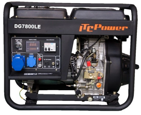 Дизельный генератор ITC Power DG7800LE (6 кВт)