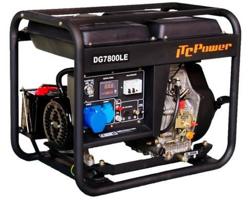 Дизельный генератор ITC Power DG7800LE (6 кВт)