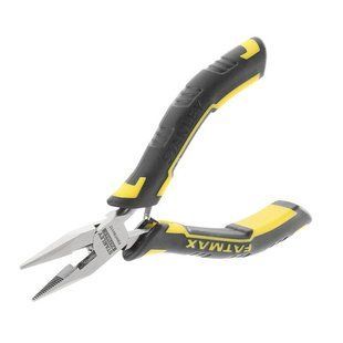 Тонкогубці-міні плоскі, подовжені STANLEY "FatMax": L=125 мм