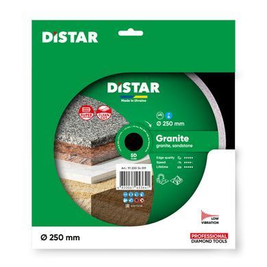 Круг алмазный отрезной 1A1R 250x1,6x10x25,4 Granite