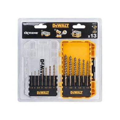 Набір свердел по металу EXTREME 2 19 шт., d=1.5-7 мм у кейсі TOUGH CASE системи TSTAK DeWALT DT70710