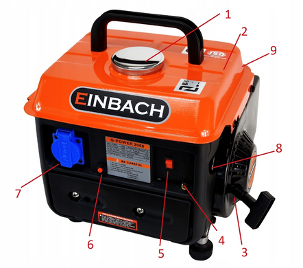 Генератор бензиновий Einbach G-Power 2000