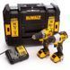 Набір з двох акумуляторних безщіткових інструментів DeWALT DCK2110L2T