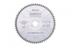 Пильні диски «aluminium cut», якість «professional», для полустационарных циркулярних пив 216 x 2.2 x 30 мм