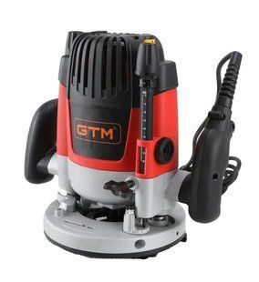 Фрезер сетевой GTM R67/2200VS, 2200 Вт, 12000&ndash;21000 об/мин, ход 67 мм, цанга 8/12 мм