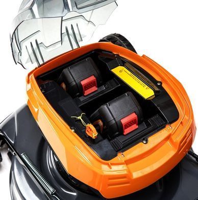 Газонокосарка акумуляторна GTM BLM48-SP KIT, 48 см, самохідна, 18+18 В, 2 АКБ
