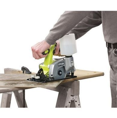 Плиткоріз акумуляторний 18В ONE+ 102мм система подачі рідини Ryobi LTS180M 5133000154