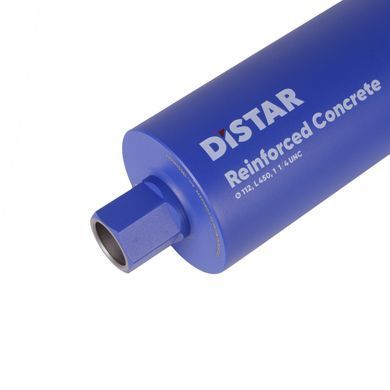 Свердло алмазне Distar DDS-W 112x450-9x1 1/4 UNC Reinforced concrete