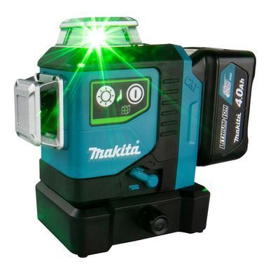 Лазерний лінійний нівелір Makita SK700GD, зелений лазер 360&deg;, 3 площини, IP54, &plusmn;2 мм/10 м
