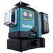 Лазерний лінійний нівелір Makita SK700GD, зелений лазер 360&deg;, 3 площини, IP54, &plusmn;2 мм/10 м