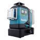 Лазерний лінійний нівелір Makita SK700GD, зелений лазер 360&deg;, 3 площини, IP54, &plusmn;2 мм/10 м