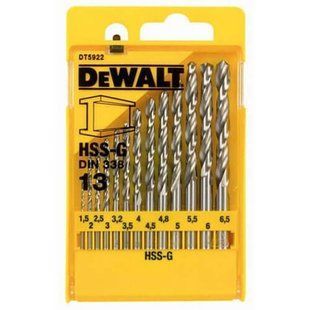 Набір свердел по металу HSS-G DeWALT DT5922