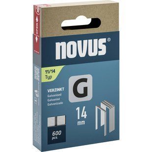 Скоби для степлера NOVUS STAPLES G 11 14 мм для плівок (600 шт)