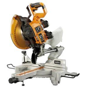 Торцовочная пила аккумуляторная AEG BPS18-254BL-0, 18В, диск 254 мм, лазер
