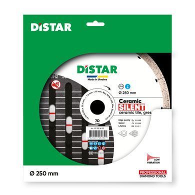 Круг алмазный отрезной 1A1R 250x1,8x10x25,4 Ceramic Silent