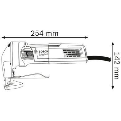 Висічні ножиці Bosch Professional GSC 75-16 750 Вт, 1,6 мм