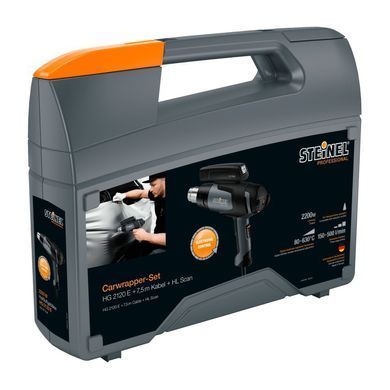 Строительный фен 2200 Вт, 80&ndash;630 &deg;C, с температурным сканером, STEINEL HG 2120 E 7,5M SUITCASE+SCA (011772)