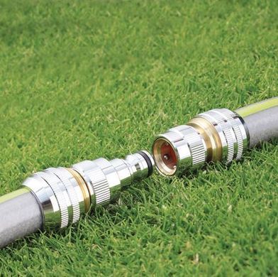Коннектор Claber 3/4" для поливочного шланга AquaStop, металл